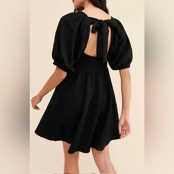 FREE PEOPLE 🐼 Violet Mini Dress
Size XL
Color: Black - Picture 4 of 17